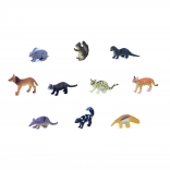 animaux de la forêt mini zoo – ensemble de 10 figurines en sachet