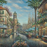 Puzzle Café Espagnol 1000 pièces