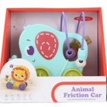 Labyrinthe en plastique éléphant sur roulettes