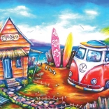 Puzzle camp de surf 260 pièces ART PUZZLE