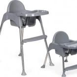 chaise haute pour enfants 2-en-1 avec plateau et harnais ECOTOYS