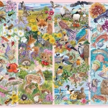 Puzzle Gibsons Petits animaux curieux 1000 pièces