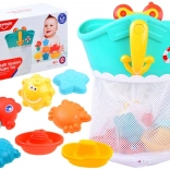 Organisateur de jouets pour salle de bain en forme de bateau