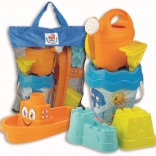 Set de sable Poisson Heureux dans un sac de voyage