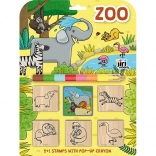 Tampons ZOO Set avec Crayon de cire