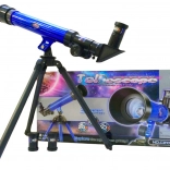 Télescope éducatif pour enfants avec trépied bleu