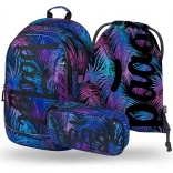 Set scolaire BAAGL Core Palm – sac à dos, trousse et sac