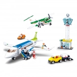 Sluban aéroport avec deux avions - boîte de construction