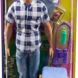Barbie Ken Camping – poupée avec accessoires
