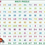Larsen Puzzle Mathématiques : Multiplication 81 Pièces