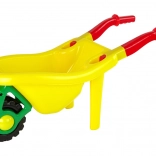 Grande brouette de jardin colorée jaune