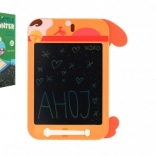 Tablette à dessin pour enfants – petit chien orange 19,5 × 29 cm