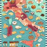 Puzzle RAVENSBURGER Carte sucrée d’Italie 1000 pièces