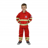 Déguisement d’enfant sauveteur avec éléments réfléchissants et inscription tchèque