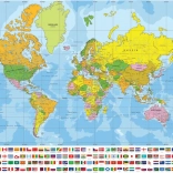 Puzzle Carte politique du monde XL 700 pièces