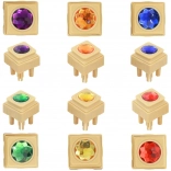 Masterkidz blocs diamants colorés en acrylique pour tableau STEM, 72 pièces