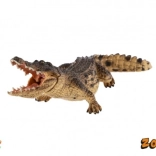 Figurine en plastique crocodile du Nil 18 cm