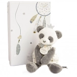 Coffret cadeau Doudou – panda en peluche 20 cm
