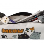 Trousse une seule poche avec chats MEOW