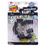 Pince de bureau 10 pcs, 19 mm