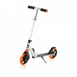 Trottinette pliable Lionelo Luca White Orange avec grandes roues