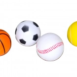 Mini balle 6,5 cm en mousse souple caoutchoutée