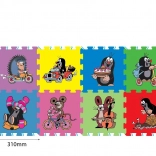 Tapis en mousse LA PETITE TAUPE 29 × 29 cm