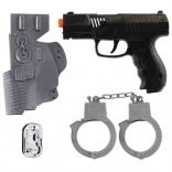 Ensemble militaire de pistolets en plastique à volant avec accessoires