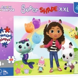 Puzzle XXL avec les amis joyeux de Gabi - La Maison des Chats de Gabi