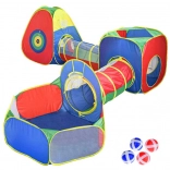 centre de jeu pour enfants 5-en-1 – ensemble de tentes pliables avec tunnels