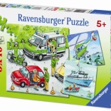 Puzzle Police en action 3×49 pièces RAVENSBURGER