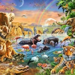 Puzzle Ravensburger Jungle de Savane 100 pcs