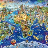 Puzzle Explore le Monde 1000 pièces SCHMIDT