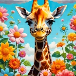 ENJOY puzzle jolie girafe – 1000 pièces