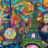 Puzzle Voyage iconique 1000 pièces