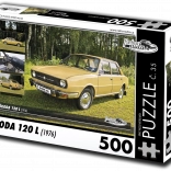 RETRO-AUTA Puzzle Škoda 120 L 500 pièces